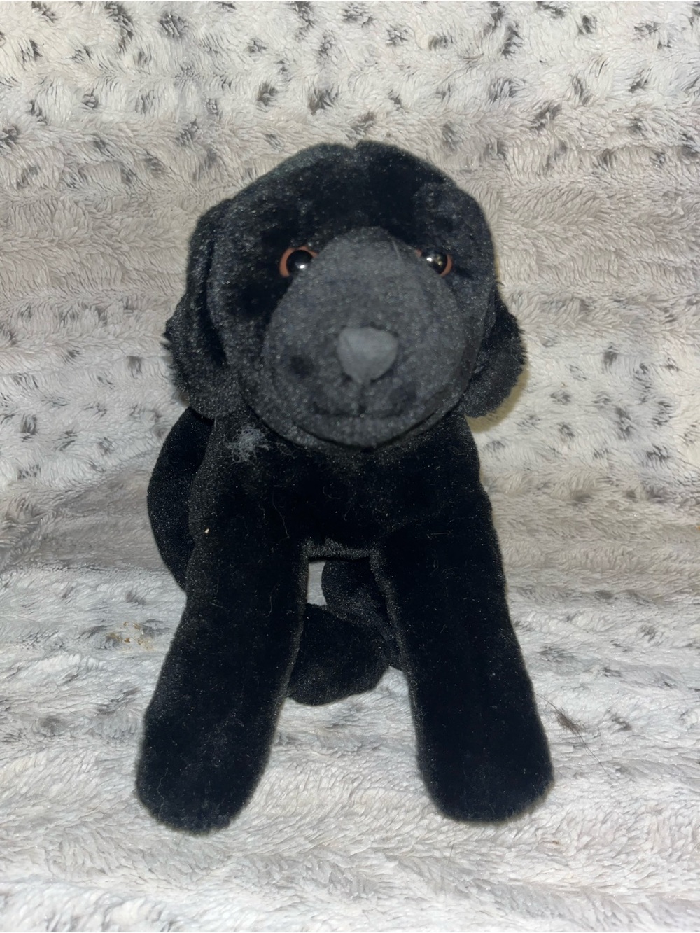 Animal Alley Toys R Us Black Lab Plush Labrador Retriever Dog Stuffed Puppy 14in